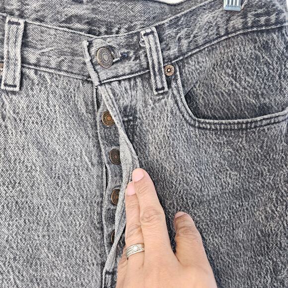 Levi's Vintage 90" 501 Straight Jean Faded Black size 31 - Picture 4 of 8